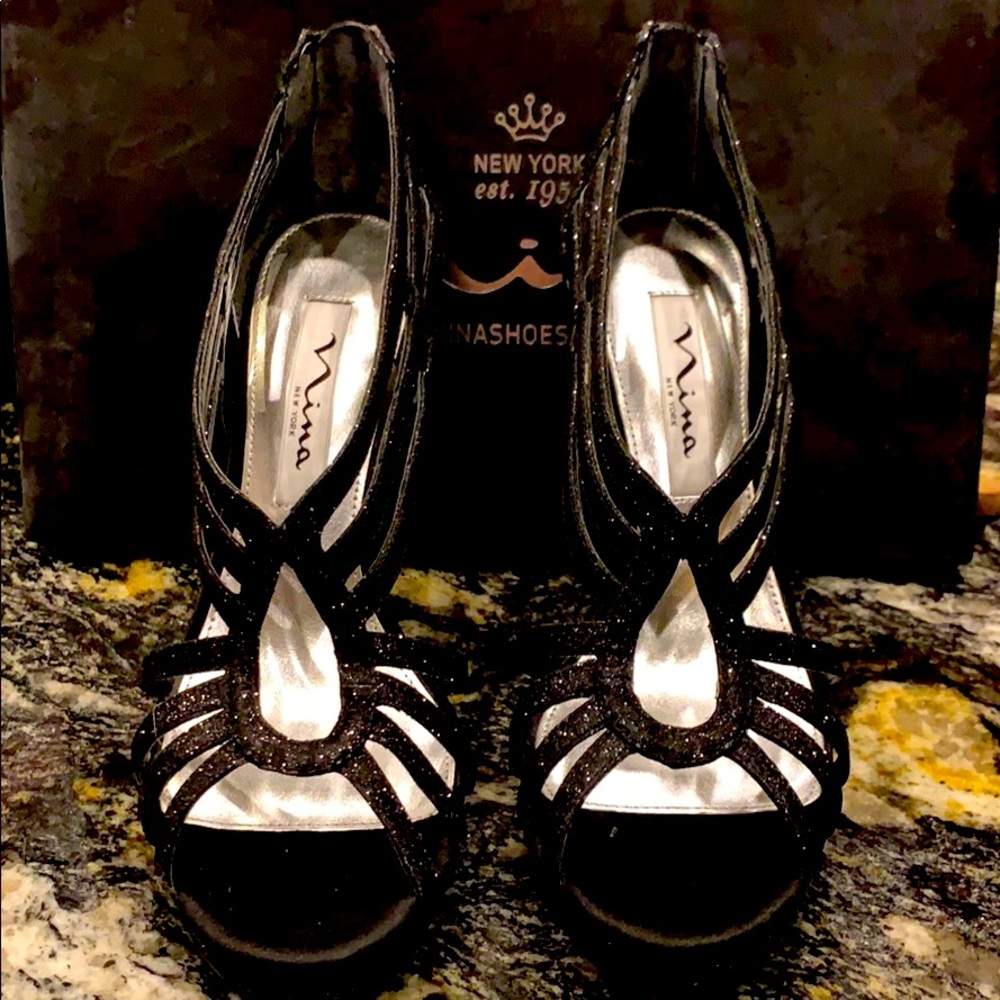 Nina Women’s Forest YG Dress Sandal Black - 7M US